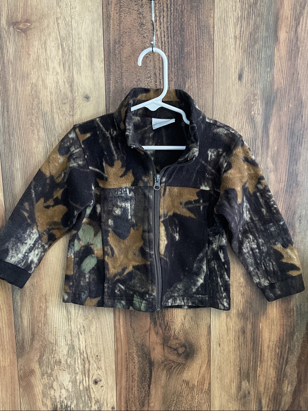 Columbia Camo Full Zip Fleece Jacket Boys 3T